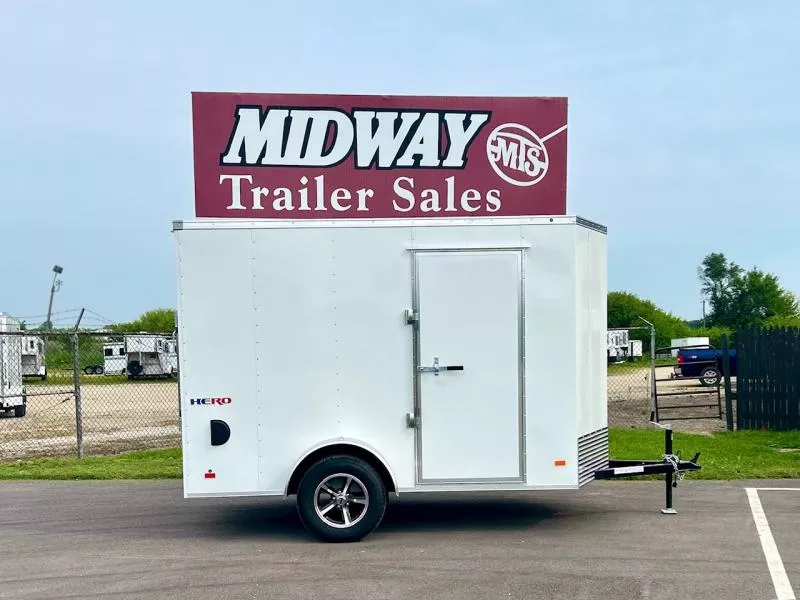 2026 Bravo Trailers Hero 6 X 10' W/ Rear Ramp Cargo / Enclosed Trailer