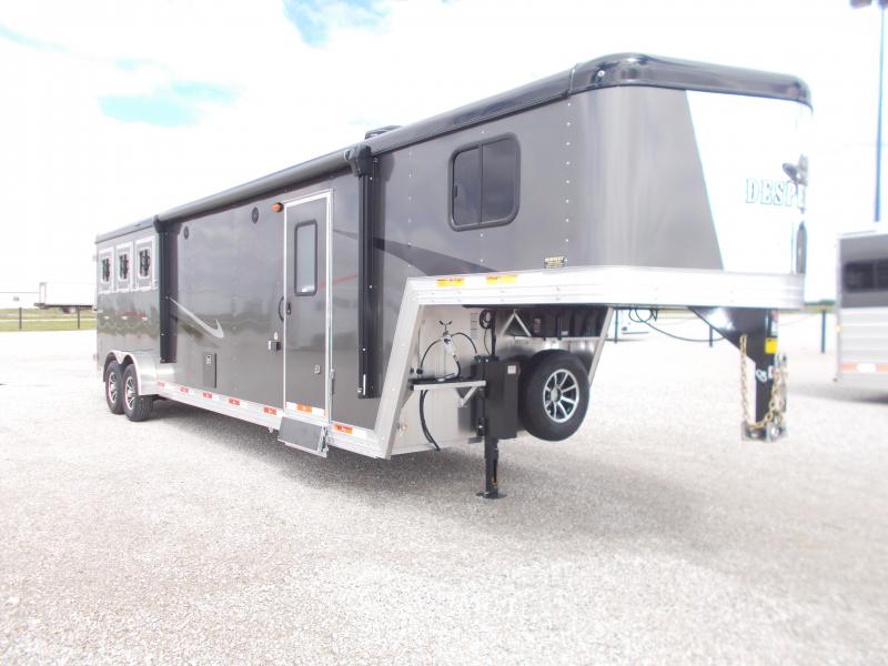 2022 Bison Trailers 7311 Desperado 3H w/11' SW Horse Trailer 2022 Bison Trailers 7311 Desperado 3H w/11' SW Horse Trailer