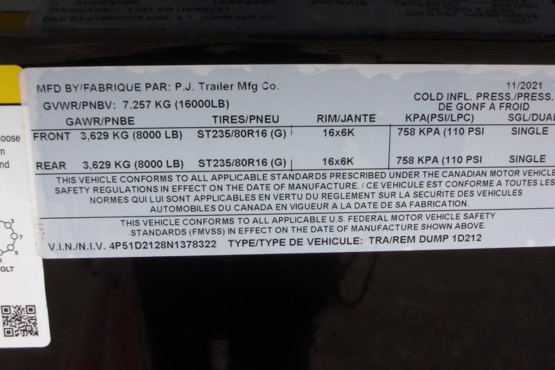 new Dump Trailers PJ Trailers  for sale, in Litchfield, IL Thumbnail 5