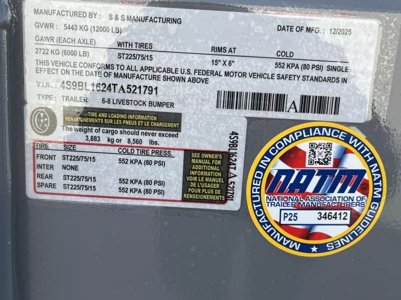 new Other Trailers S&S Manufacturing  for sale, in Litchfield, IL Thumbnail 8