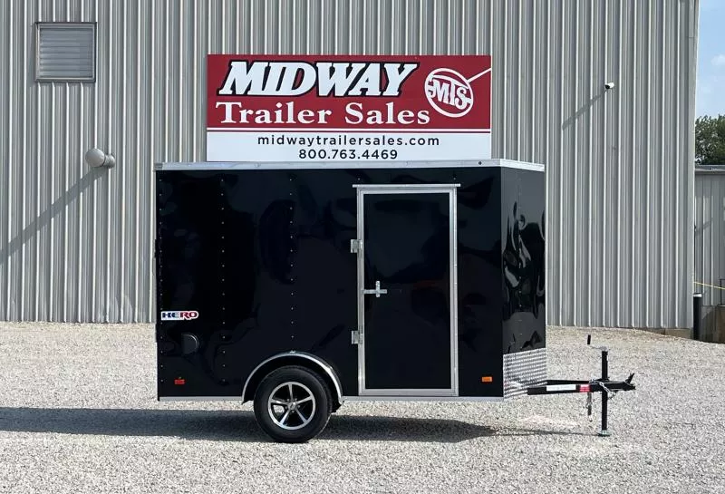 2025 Bravo Trailers HERO 6 X 10' ENCLOSED SA BP Cargo / Enclosed Trailer