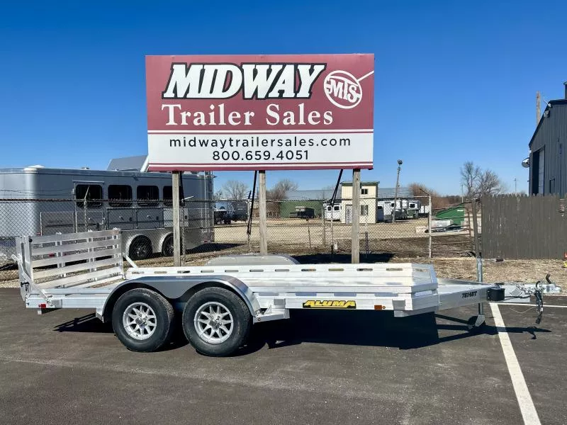 2025 Aluma 7814 Tandem Axle Trailer Utility Trailer
