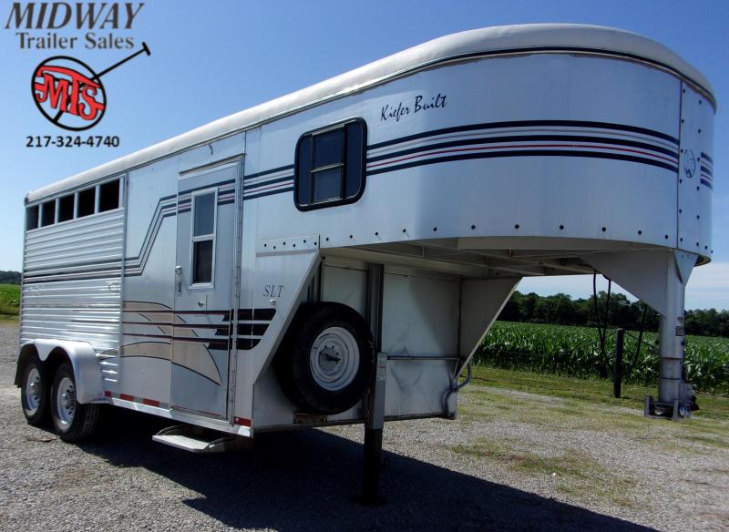 1995 Kiefer Built SLT 3H w/ 3' SW Dress Horse Trailer 1995 Kiefer Built SLT 3H w/ 3' SW Dress Horse Trailer