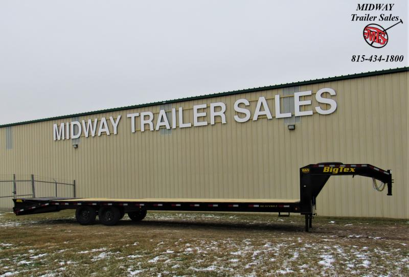 2023 Big Tex Trailers 102 X 33'(28+5) Super Duty Single Wheel TA GN Trailer-16GN Deckover Trailer