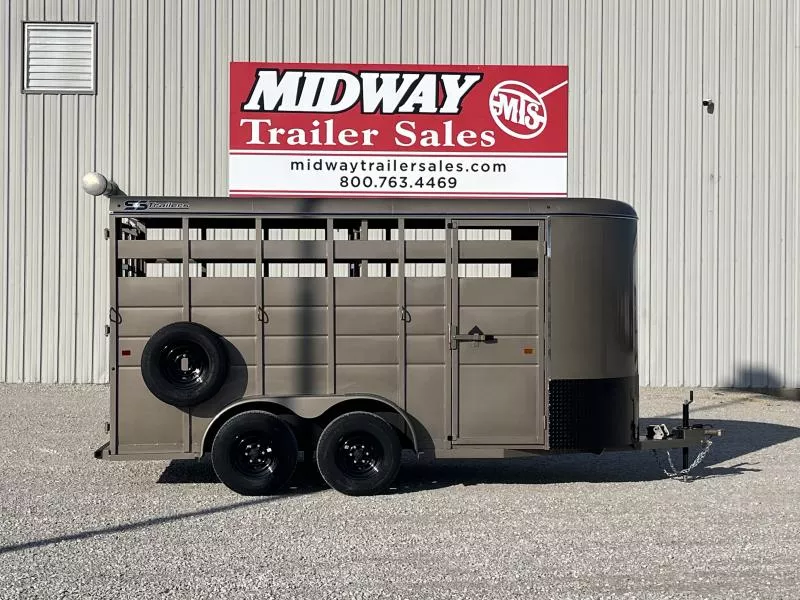 2026 S&S Manufacturing 6'x7'x16' Livestock BP  Trailer
