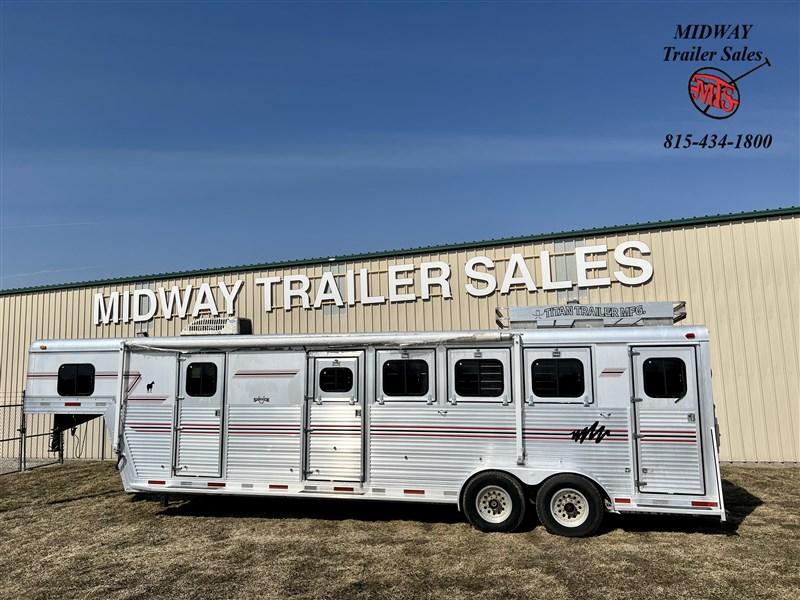 1996 Titan Sidekick 4H w/ 6' SW Weekender TA GN Horse Trailer 1996 Titan Sidekick 4H w/ 6' SW Weekender TA GN Horse Trailer