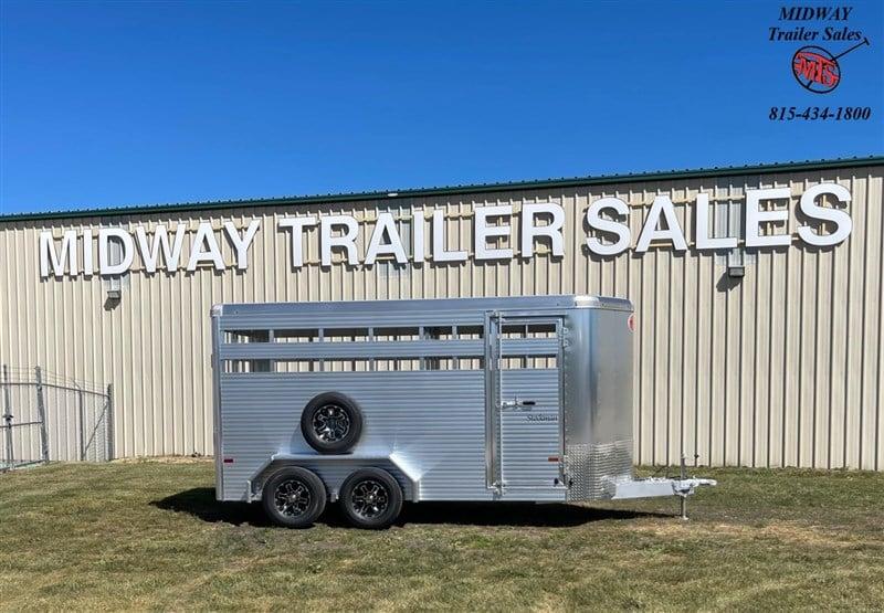 2024 SUNDOWNER STOCKMAN 16' BP LIVESTOCK TRAILER