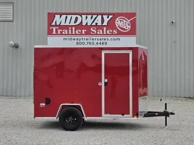 2026 Look Trailers ST DLX 6 x 10' w/ Rear Ramp Cargo / Enclosed Trailer