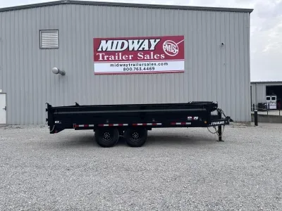 2026 PJ Trailers 96 x 16' Deckover Dump BP Dump Trailer