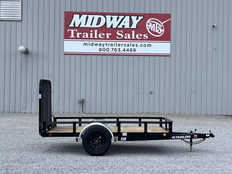 2026 PJ Trailers 77 X 10' SA 4" CHANNEL UTILITY Utility Trailer