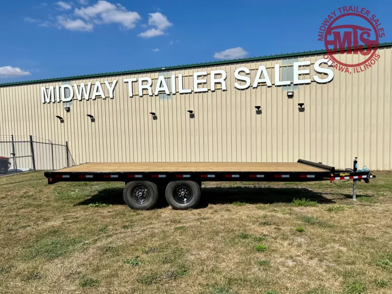 2026 Big Tex Trailers 102 X 20' Tandem Axle Equipment Deckover-14OE Equipment Trailer