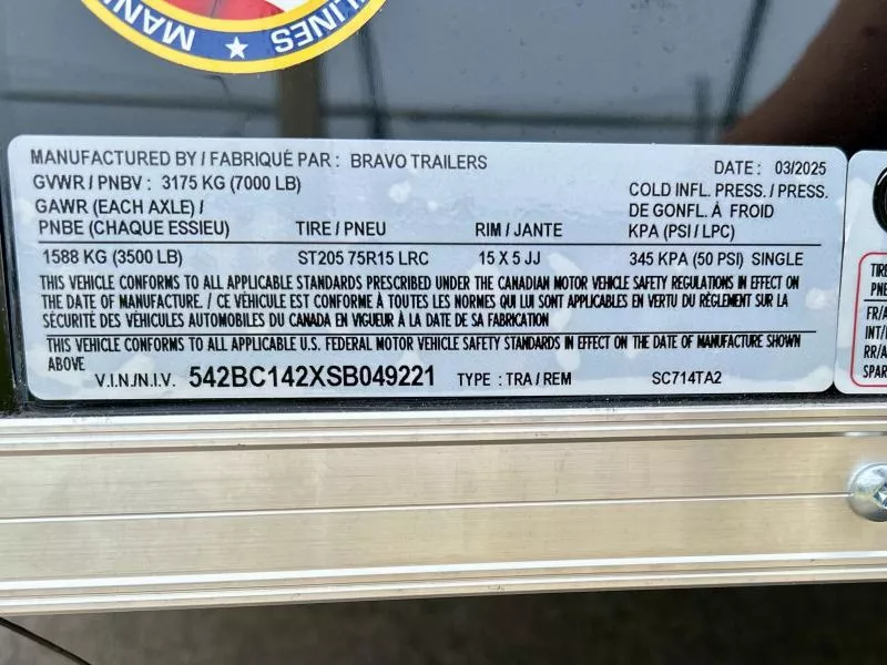 new Cargo (Enclosed) Trailers Bravo Trailers  for sale, in Ottawa, IL Thumbnail 6