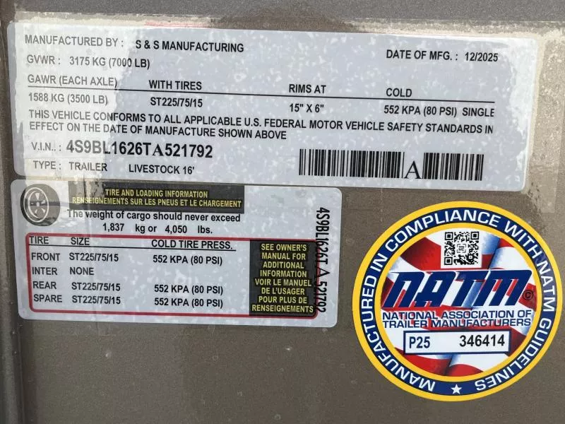 new Other Trailers S&S Manufacturing  for sale, in Litchfield, IL Thumbnail 8