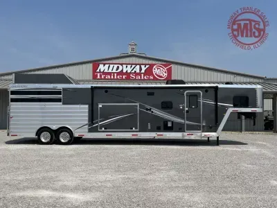 2023 MERHOW 8015OSK LONGHORN STOCK W/ 15' LQ & 9' SLIDE-OUT GN