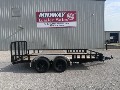2027 PJ Trailers 83 x 14' (12+2) TA Utility BP Utility Trailer