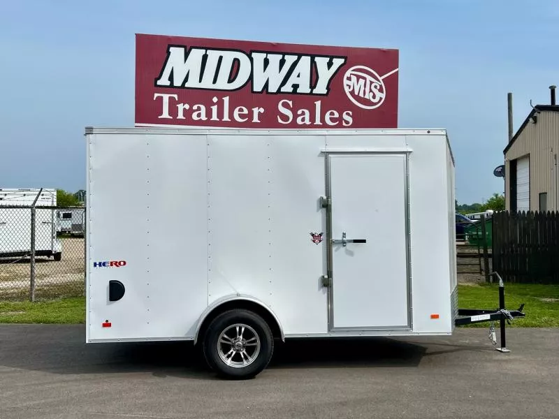 2025 Bravo Trailers 6 X 12' W/ Rear Ramp Cargo / Enclosed Trailer