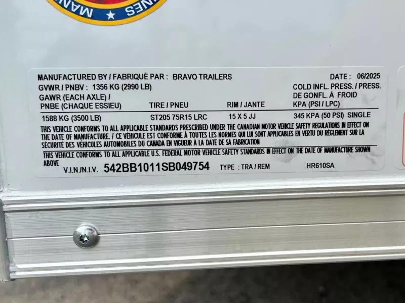 new Cargo (Enclosed) Trailers Bravo Trailers  for sale, in Ottawa, IL Thumbnail 9