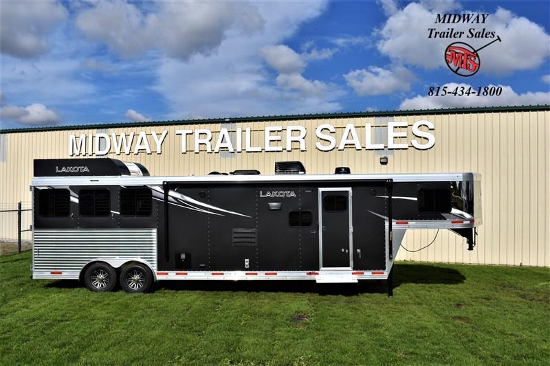 2022 Lakota Charger C8313SR 3H w/13' SW & 6' Slide GN Horse Trailer 2022 Lakota Charger C8313SR 3H w/13' SW & 6' Slide GN Horse Trailer