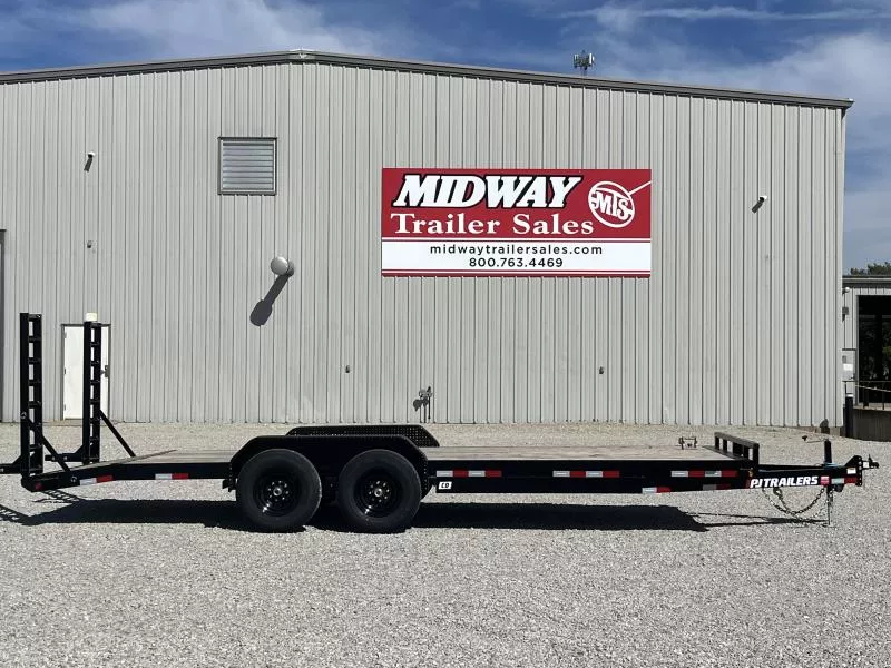 2026 PJ Trailers 83 X 22' 6" CHANNEL W/ 32" DOVETAIL TA BP Equipment Trailer