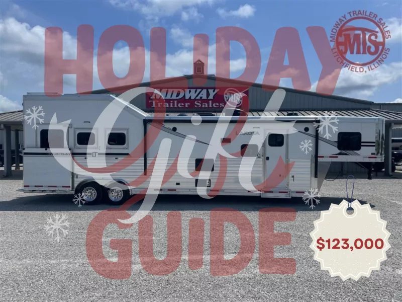 2025 Lakota Infinity IN8315SR 3H w/15'SW &16 Slide & SL GN Horse Trailer