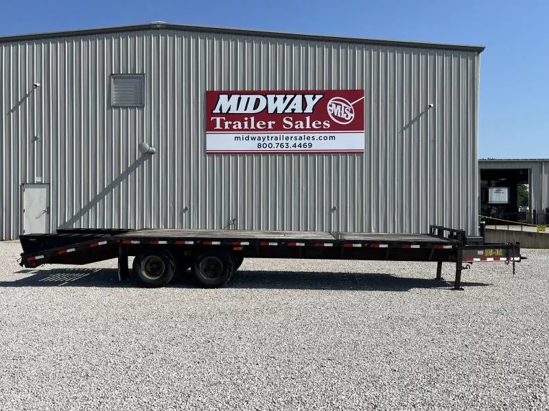 2006 Load Max 101" X 25' (20+5) TA Flatbed Deckover Trailer