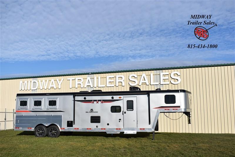 2022 Bison Trailers Silverado 8313B.S w/13'SW Living Quarters Gooseneck Bodies 2022 Bison Trailers Silverado 8313B.S w/13'SW Living Quarters Gooseneck Bodies
