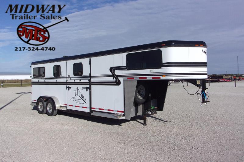 2014 Hawk Trailers 2+1 Elite GN Horse Trailer 2014 Hawk Trailers 2+1 Elite GN Horse Trailer