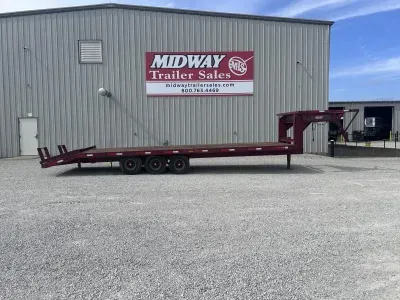 1977 Hillsboro 94x28' (24+4) Triple Axle Deckover GN Deckover Trailer