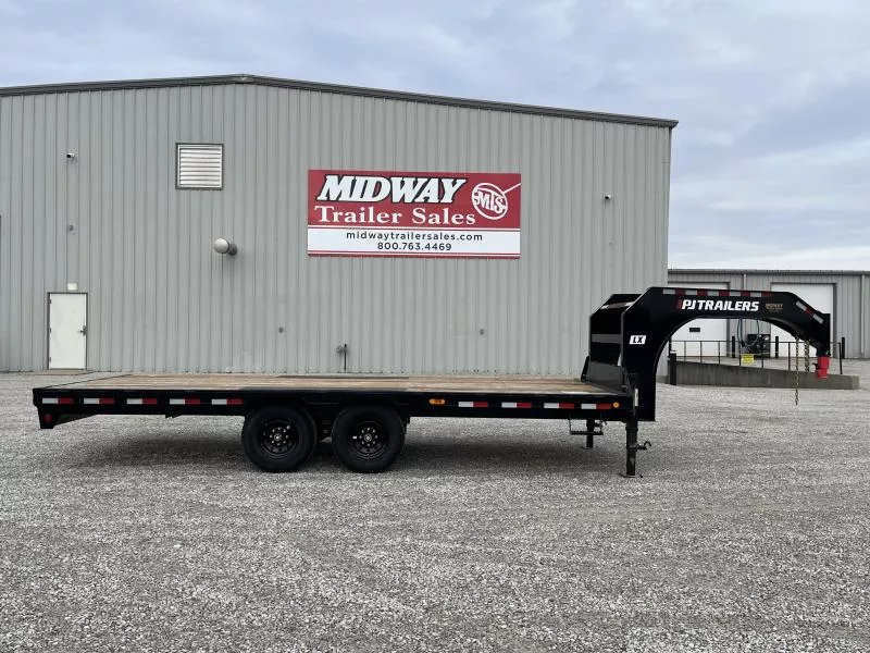 2024 PJ Trailers 102 x 20' Low-Pro Flatdeck TA GN Flatbed Trailer