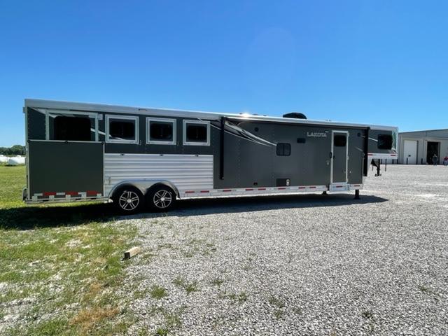 2023 Lakota C8415SR Charger w/15' SW & 9' Slide LQ TA GN Horse Trailer 2023 Lakota C8415SR Charger w/15' SW & 9' Slide LQ TA GN Horse Trailer
