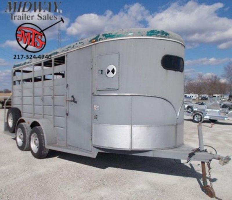 1996 6 X 16 2H BP Stock Combo Trailer 1996 6 X 16 2H BP Stock Combo Trailer