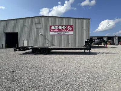 2026 PJ Trailers 102 x 30' (25+5) Low Pro Flatdeck w/ Duals GN Deckover Trailer