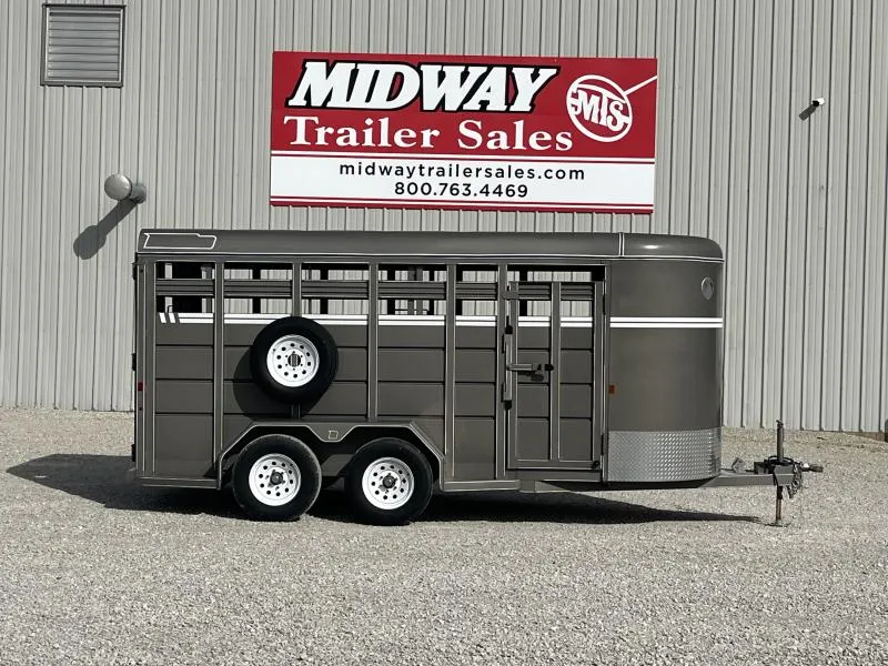 2022 CornPro 6' x 7' x 16' Livestock TA BP Trailer