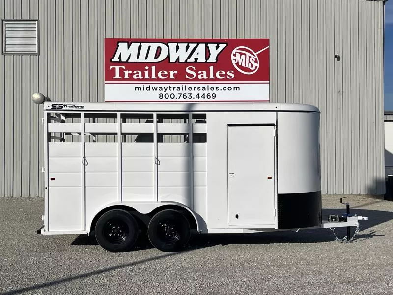 2026 S&S Manufacturing 6'x7'x17' 3H Slant BP  Trailer