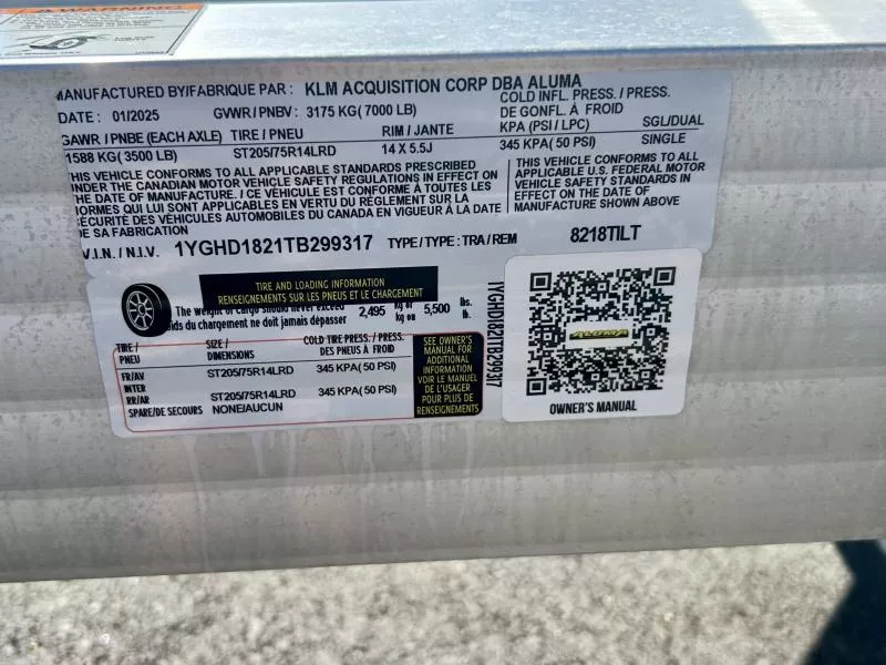 new Tilt Trailers Aluma  for sale, in Ottawa, IL Thumbnail 6