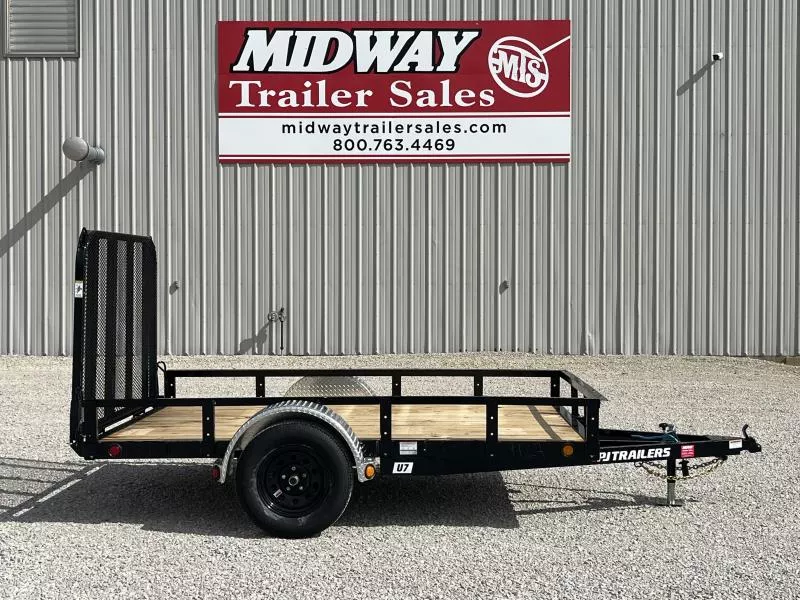 2026 PJ Trailers 77 X 10' SA 4" CHANNEL UTILITY  Utility Trailer