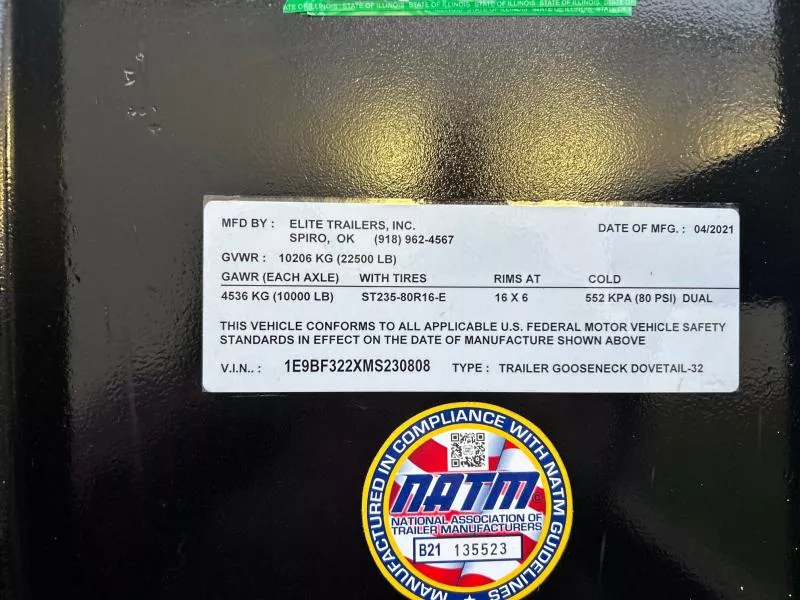 used Equipment / Flatbed Trailers Elite Trailers  for sale, in Ottawa, IL Thumbnail 6