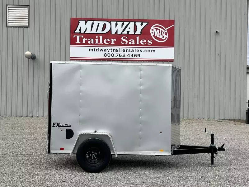 2026 Look Trailers EX Series 5' x 8' W/ Rear Ramp Cargo / Enclosed Trailer