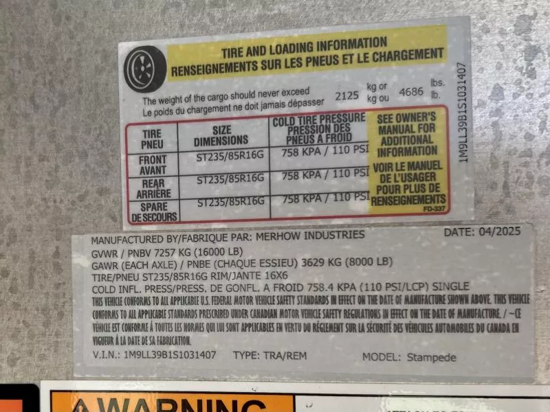 new Horse Trailers Merhow Trailers  for sale, in Ottawa, IL Thumbnail 18