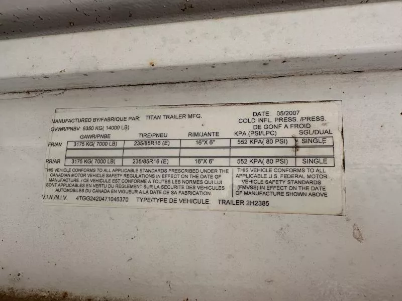 used Other Trailers Titan Trailers  for sale, in Litchfield, IL Thumbnail 15