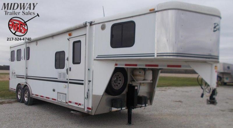 2004 Bison AlumaSport 8380 3H Trailer w/ 8' SW LQ GN 2004 Bison AlumaSport 8380 3H Trailer w/ 8' SW LQ GN