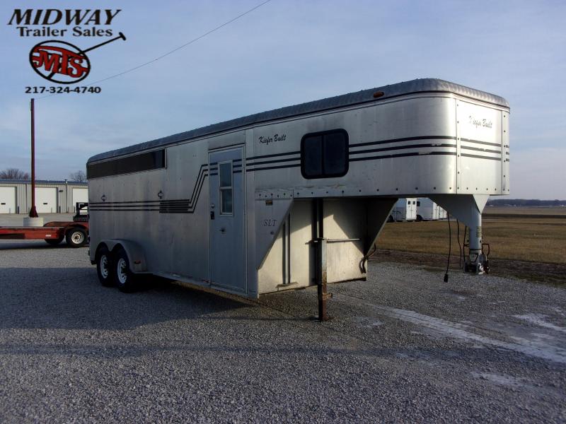 1997 Keifer Built 4H w/4' Dress GN Horse Trailer 1997 Keifer Built 4H w/4' Dress GN Horse Trailer