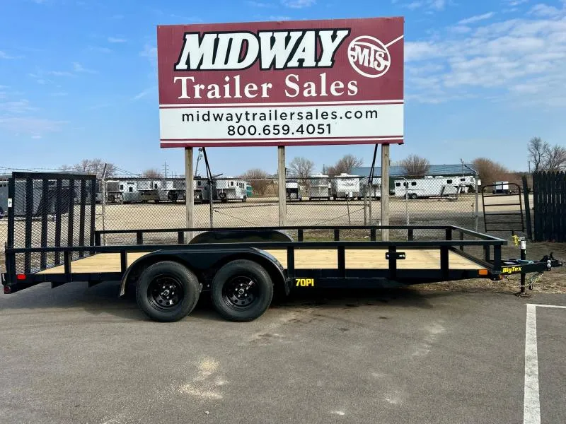 2026 Big Tex Trailers 83 X 18' Tandem Axle Pipe Utility - 70PI Utility Trailer