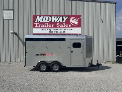 2026 Logan Coach 3H Crossfire w/ Front Dress Horse Trailer