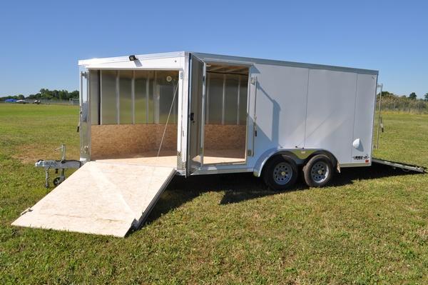 2020 Haul-it All Aluminum 7 x 19 Inline 2 Place Snowmobile Trailer For Sale 2020 Haul-it All Aluminum 7 x 19 Inline 2 Place Snowmobile Trailer For Sale