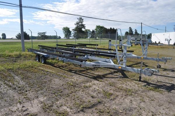 2021 Genesis Galvanized 26' Tri-Toon Float On Pontoon Watercraft Trailer For Sale 2021 Genesis Galvanized 26' Tri-Toon Float On Pontoon Watercraft Trailer For Sale