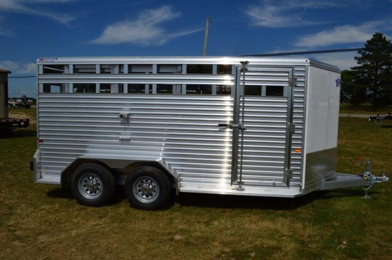 2020 Frontier All Aluminum 7 x 16 Livestock Trailer For Sale 2020 Frontier All Aluminum 7 x 16 Livestock Trailer For Sale