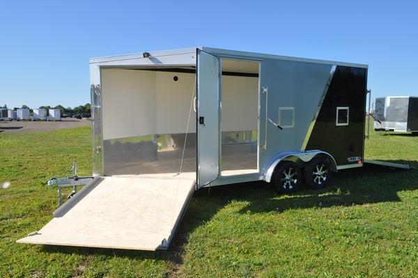 2020 Haul-it 7.5 x 19 All Aluminum 7' Tall Snowmobile Trailer For Sale 2020 Haul-it 7.5 x 19 All Aluminum 7' Tall Snowmobile Trailer For Sale