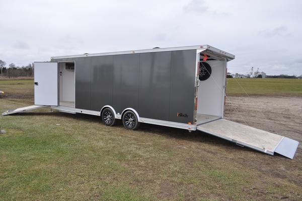 2020 inTech Trailers 8.5 x 24 + 5 All Aluminum Combo Snowmobile Trailer For Sale 2020 inTech Trailers 8.5 x 24 + 5 All Aluminum Combo Snowmobile Trailer For Sale