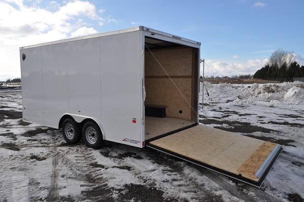 2021 American Hauler 8.5 x 16 Wedge Nose Enclosed Cargo Trailer For Sale 2021 American Hauler 8.5 x 16 Wedge Nose Enclosed Cargo Trailer For Sale